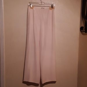 Cream oscar da la Renta pants